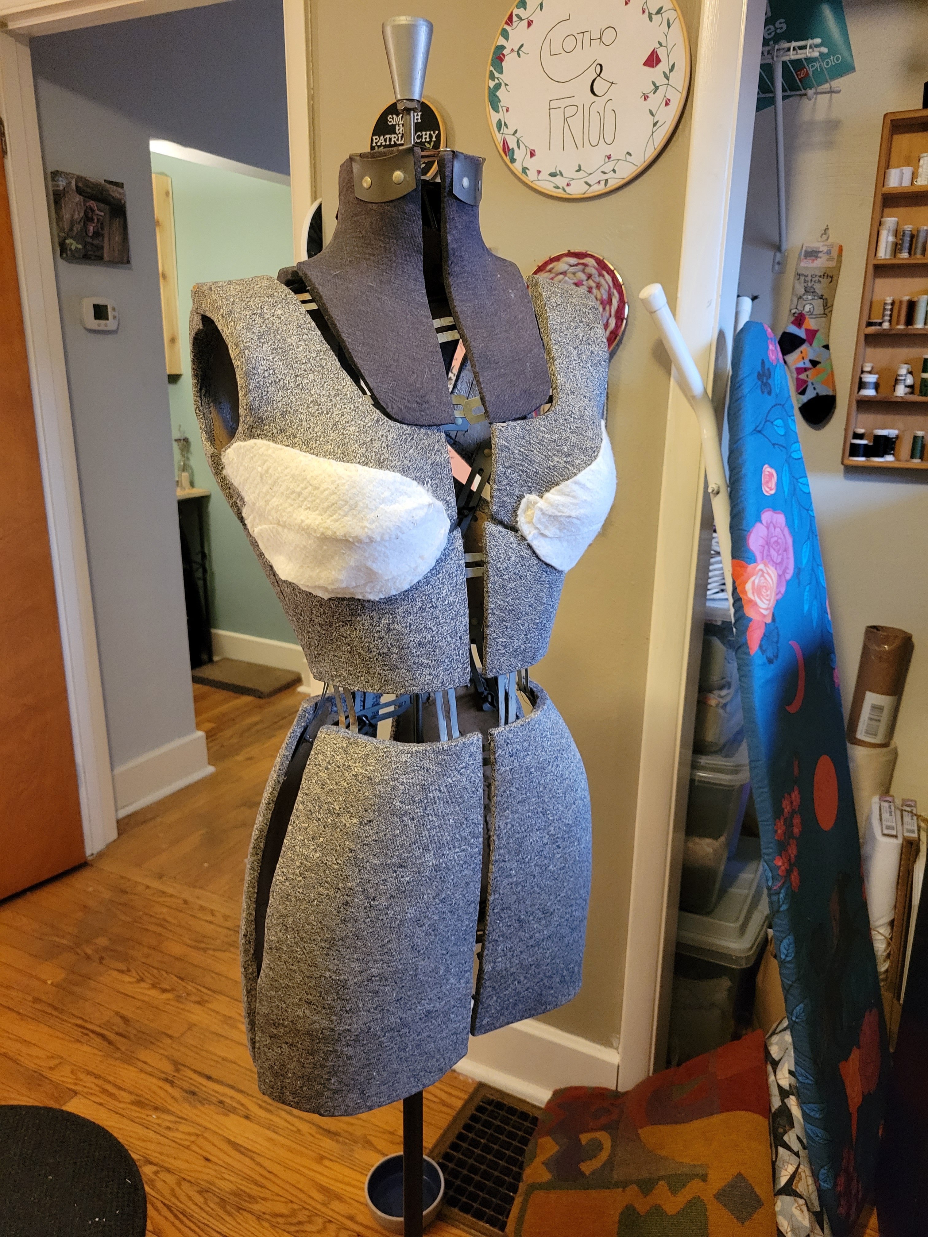 dress form with padding